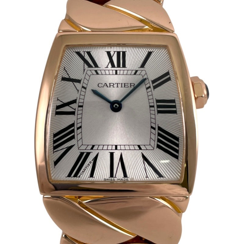 【CARTIER】カルティエ ラドーニャLM W640040I 腕時計 K18ピンクゴールドメンズ ピンクゴールド レディース