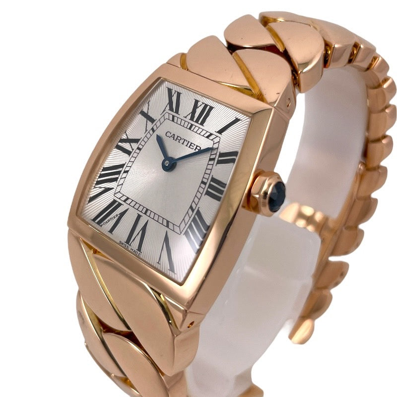 【CARTIER】カルティエ ラドーニャLM W640040I 腕時計 K18ピンクゴールドメンズ ピンクゴールド レディース