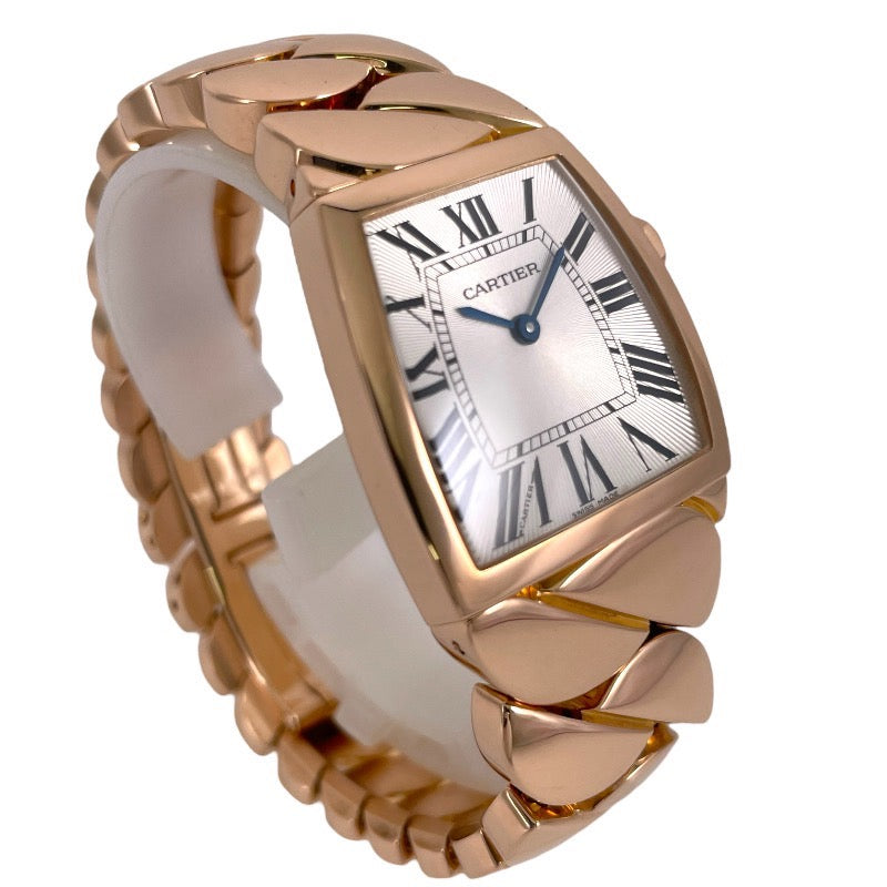 【CARTIER】カルティエ ラドーニャLM W640040I 腕時計 K18ピンクゴールドメンズ ピンクゴールド レディース