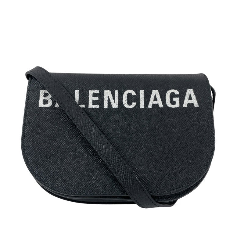 【BALENCIAGA】バレンシアガ ヴィル 550639 ショルダーバッグ レザーレディース VILLE DAY デイバッグ クロスボディ ブラック  黒