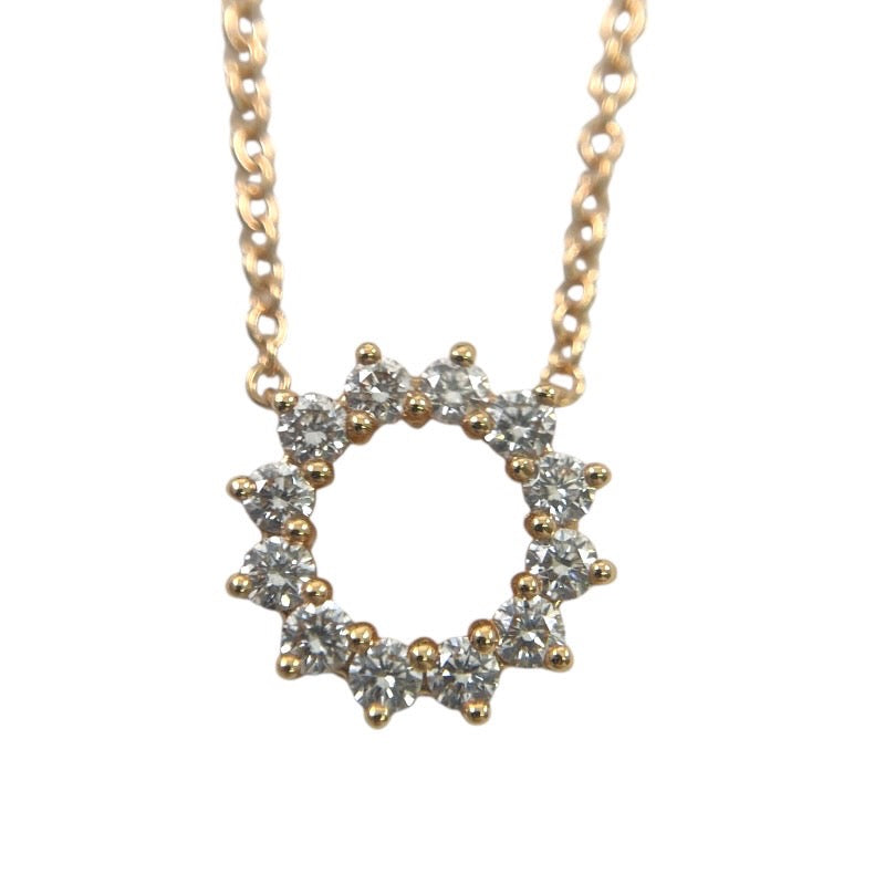 TIFFANY&Co.】ティファニー オープンサークル ダイヤモンド ネックレス 