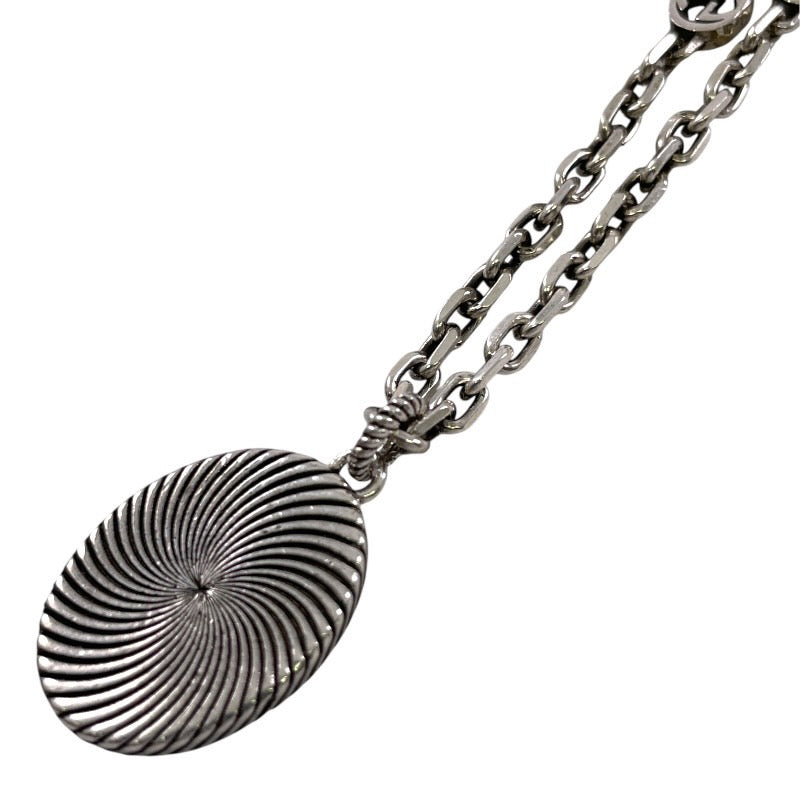 【GUCCI】グッチ ダブルG 632540 ネックレス シルバー925メンズ マーモント ロング レディース