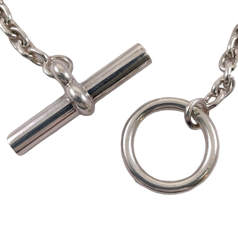 【HERMES】エルメス ファランドール ブレスレット シルバー925 レディース チェーン シェーヌダンクル LG 美品