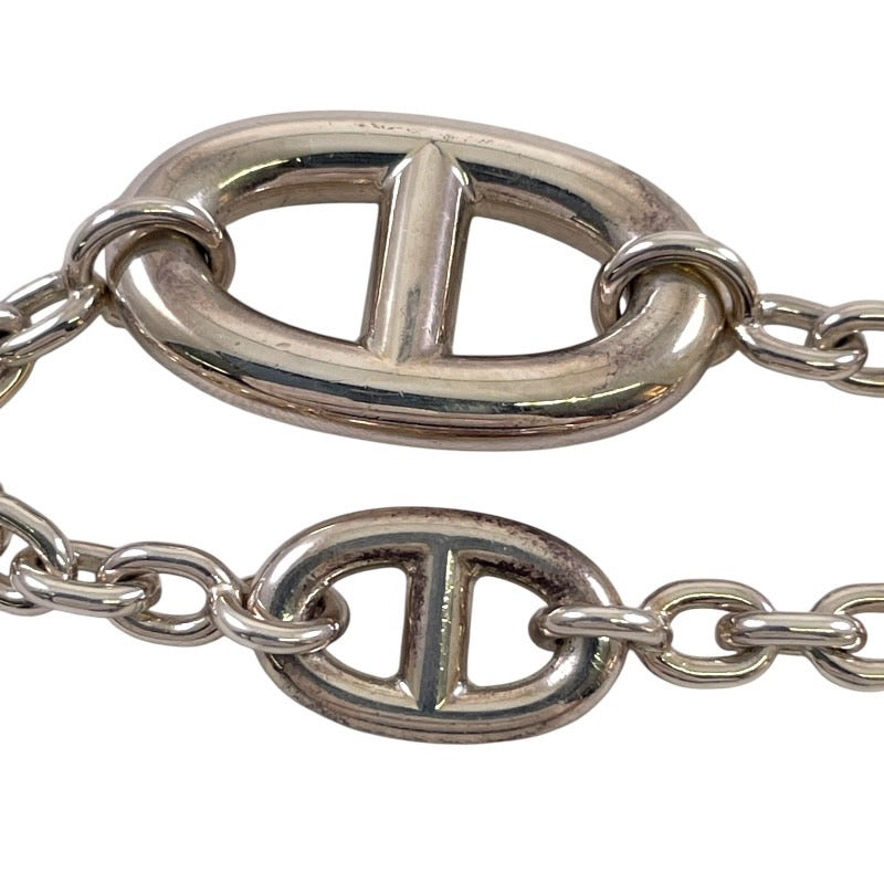 【HERMES】エルメス ファランドール ブレスレット シルバー925 レディース チェーン シェーヌダンクル LG 美品