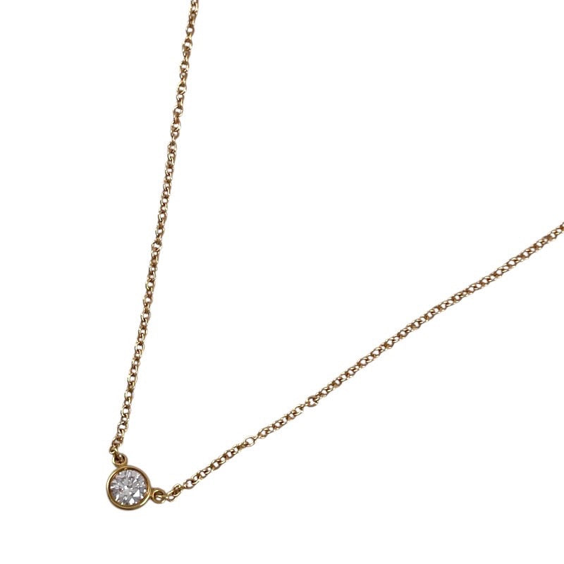 【TIFFANY&Co.】ティファニー バイザヤード ネックレス K18ピンクゴールド レディース 750PG ダイヤモンド