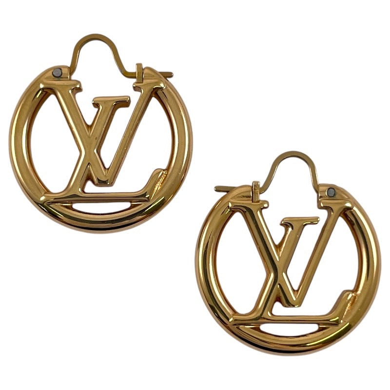 【LOUIS VUITTON】ルイ・ヴィトン ブックルドレイユ ルイーズ LV サークル M00396 ピアス レディース イヤリング ゴールド