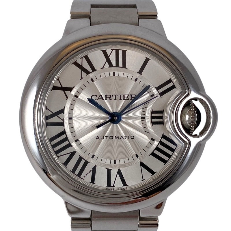 【CARTIER】カルティエ バロンブルーMM W6920071 腕時計 ステンレス レディース 自動巻き オートマティック
