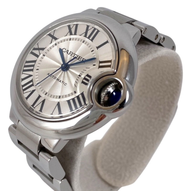 【CARTIER】カルティエ バロンブルーMM W6920071 腕時計 ステンレス レディース 自動巻き オートマティック