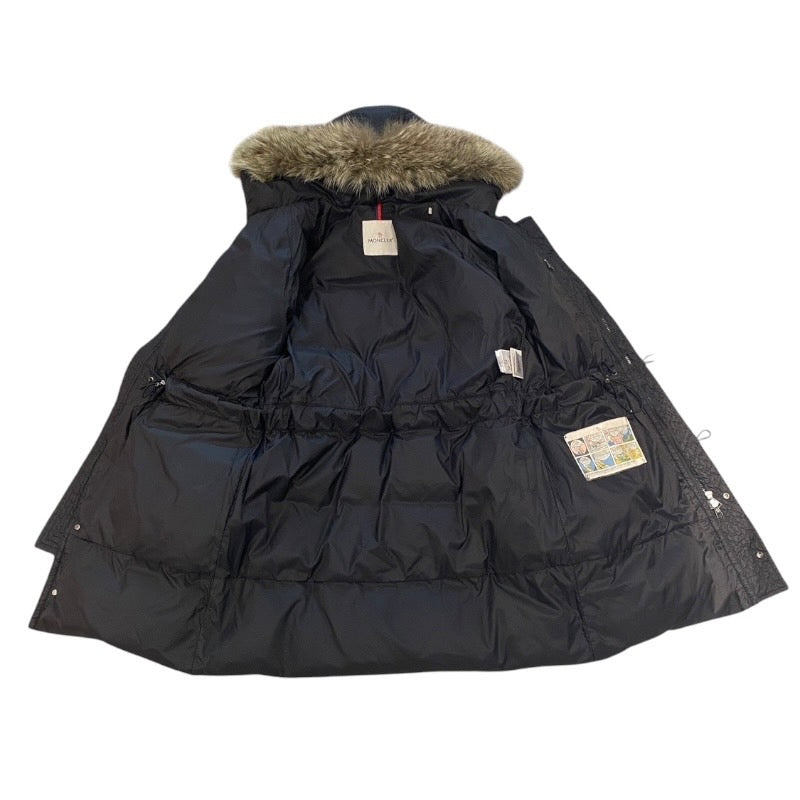 【MONCLER】モンクレール BISENTI ダウンジャケット ナイロン レディース サイズ1 ダウンコート 黒 ブラック