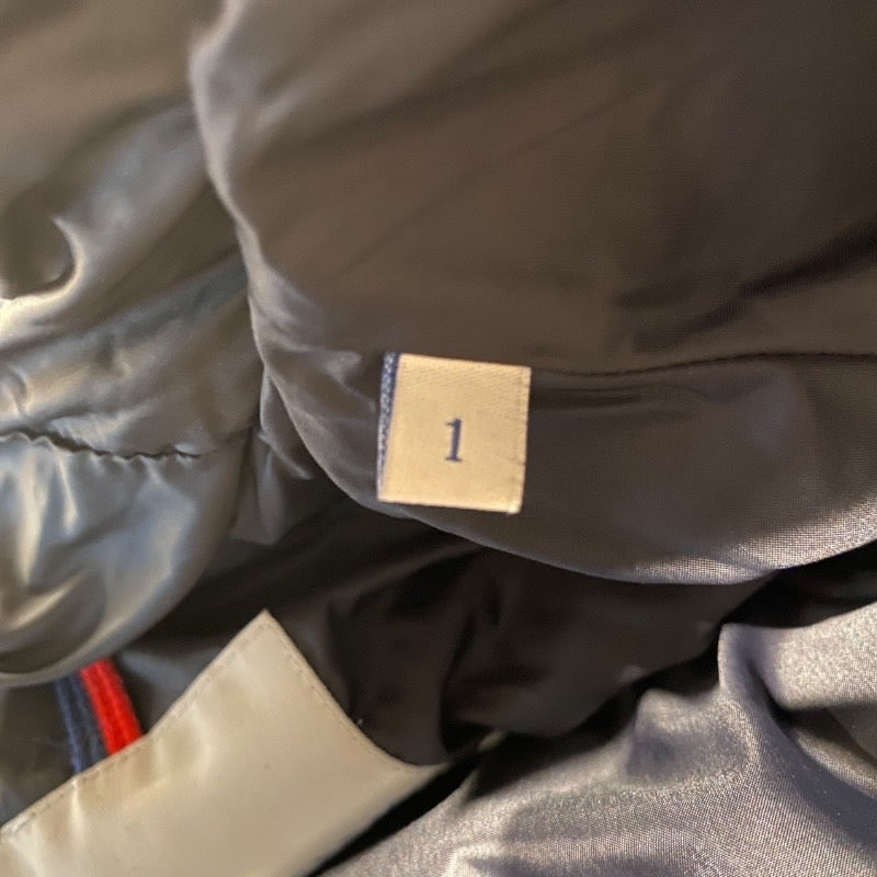 【MONCLER】モンクレール BISENTI ダウンジャケット ナイロン レディース サイズ1 ダウンコート 黒 ブラック