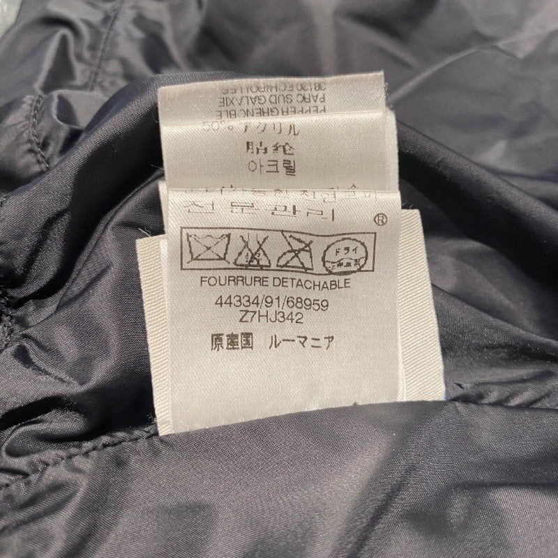 【MONCLER】モンクレール BISENTI ダウンジャケット ナイロン レディース サイズ1 ダウンコート 黒 ブラック