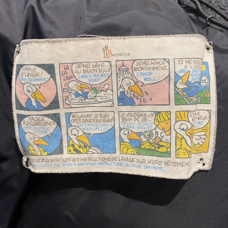 【MONCLER】モンクレール BISENTI ダウンジャケット ナイロン レディース サイズ1 ダウンコート 黒 ブラック