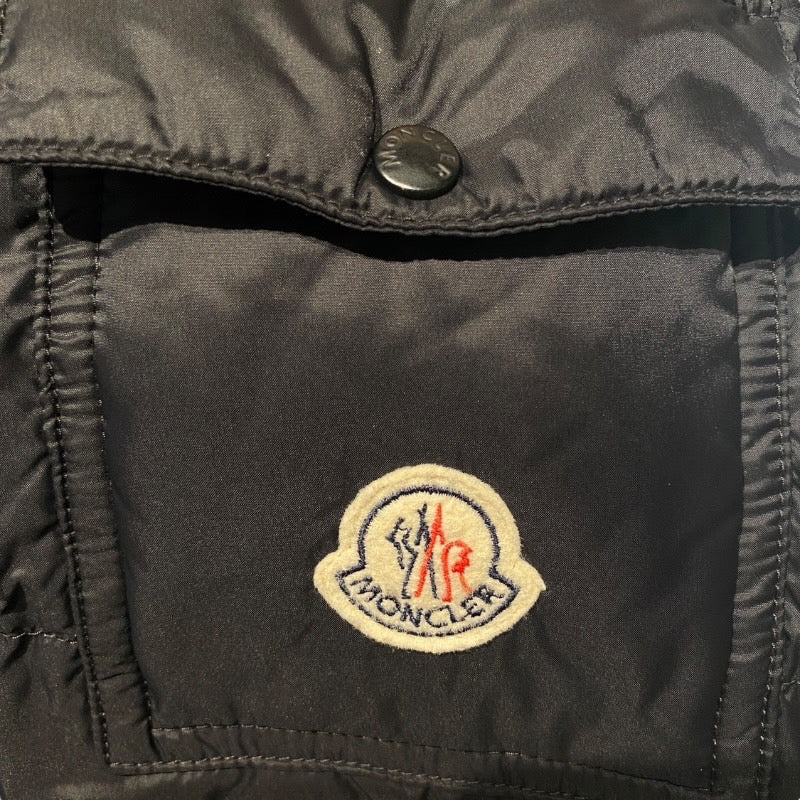 【MONCLER】モンクレール BISENTI ダウンジャケット ナイロン レディース サイズ1 ダウンコート 黒 ブラック