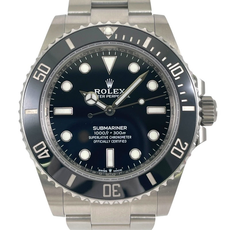 【ROLEX】ロレックス サブマリーナ 124060 腕時計 ステンレススチール メンズ ランダム番 ノンデイト 2021年ギャラ