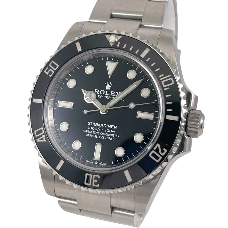 【ROLEX】ロレックス サブマリーナ 124060 腕時計 ステンレススチール メンズ ランダム番 ノンデイト 2021年ギャラ
