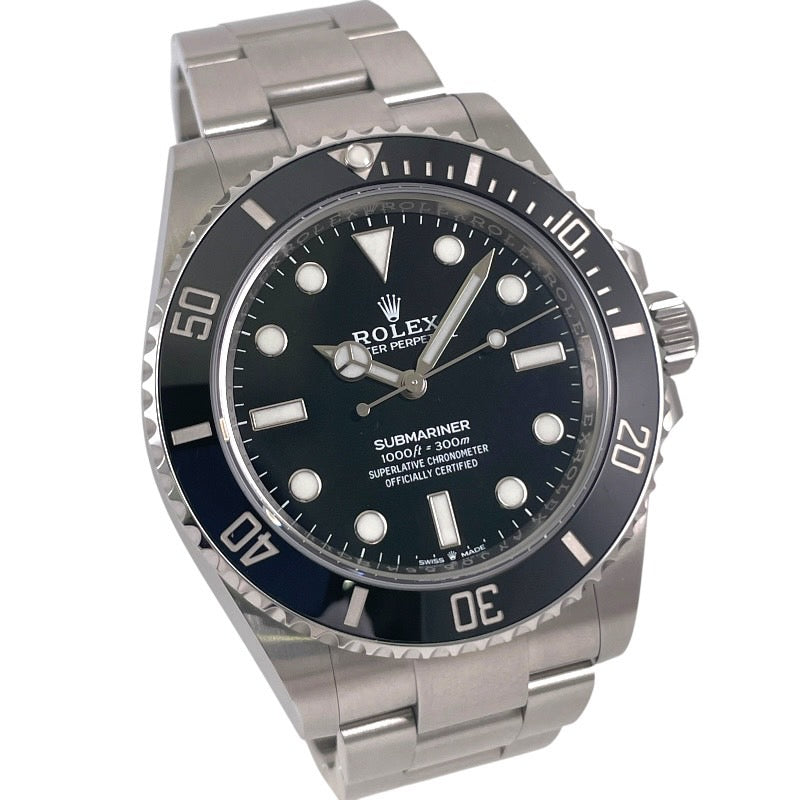 【ROLEX】ロレックス サブマリーナ 124060 腕時計 ステンレススチール メンズ ランダム番 ノンデイト 2021年ギャラ