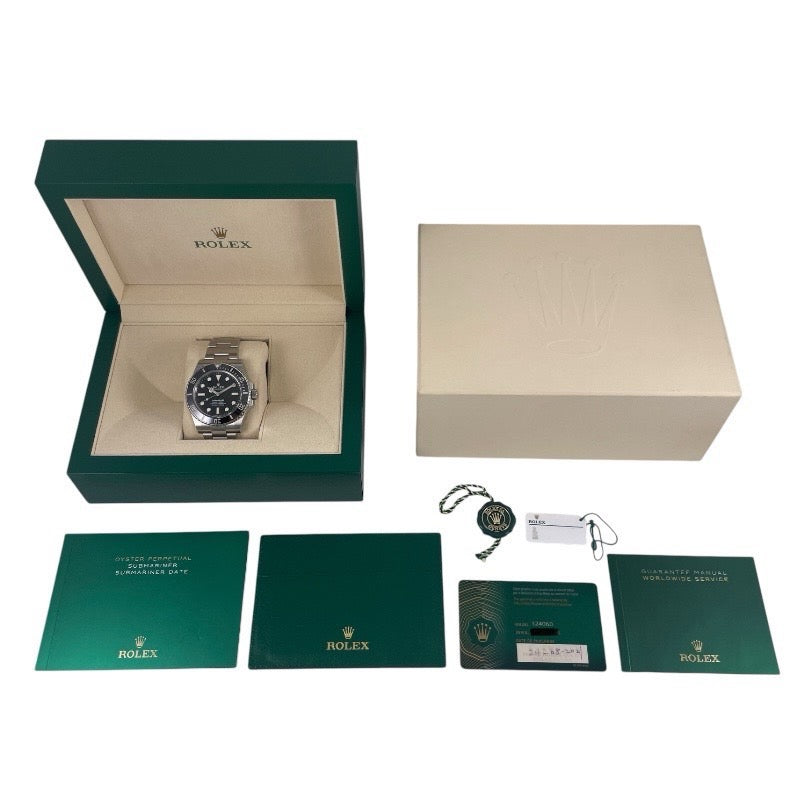 【ROLEX】ロレックス サブマリーナ 124060 腕時計 ステンレススチール メンズ ランダム番 ノンデイト 2021年ギャラ