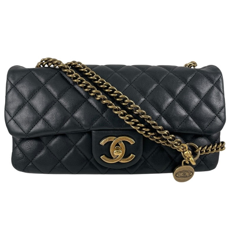 【CHANEL】シャネル マトラッセ A67488 ショルダーバッグ ラムスキン レディース チェーンショルダー 黒 ブラック 2WAY