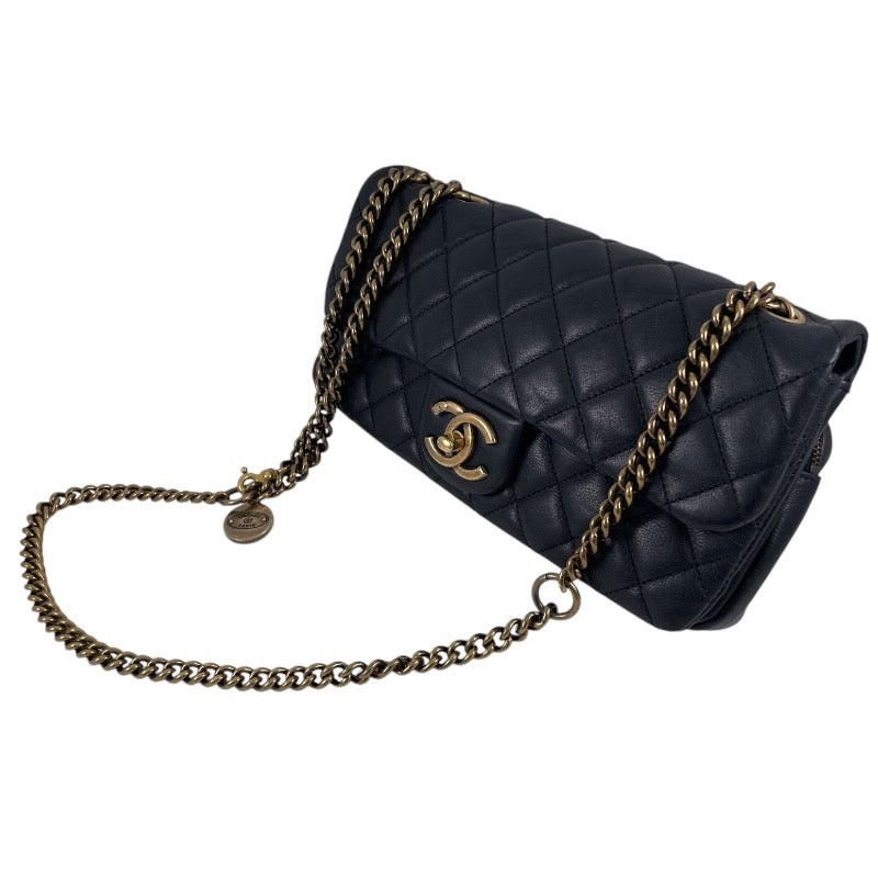 【CHANEL】シャネル マトラッセ A67488 ショルダーバッグ ラムスキン レディース チェーンショルダー 黒 ブラック 2WAY