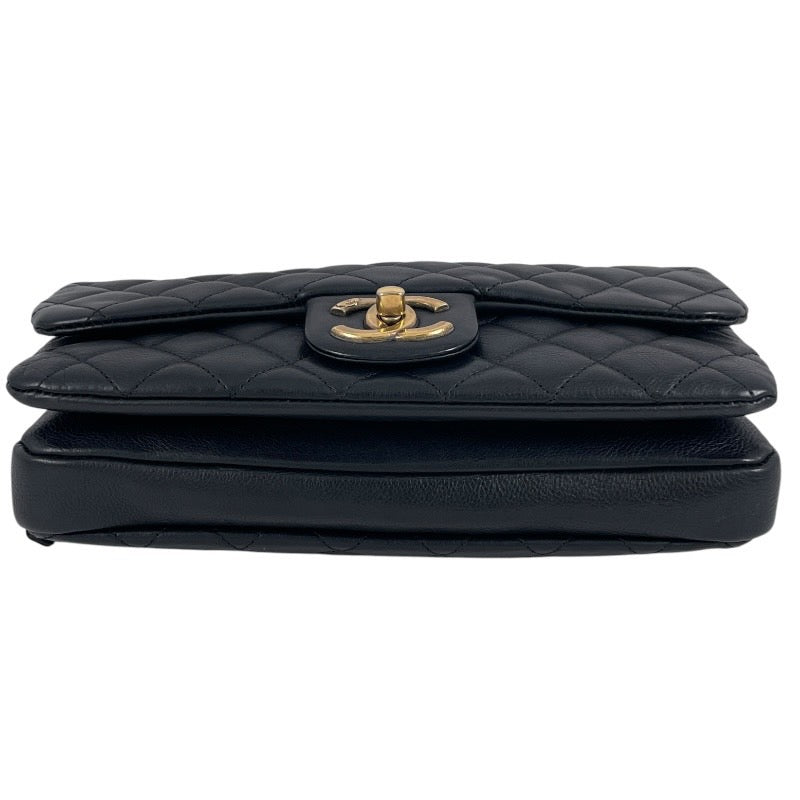【CHANEL】シャネル マトラッセ A67488 ショルダーバッグ ラムスキン レディース チェーンショルダー 黒 ブラック 2WAY