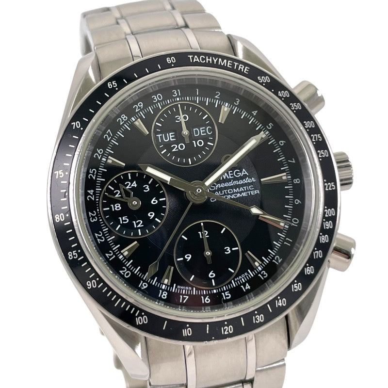 【OMEGA】オメガ スピードマスター トリプルカレンダー 3220.50 腕時計 ステンレススチール メンズ 新品仕上げ済 SS/SS 黒文字盤 自動巻き