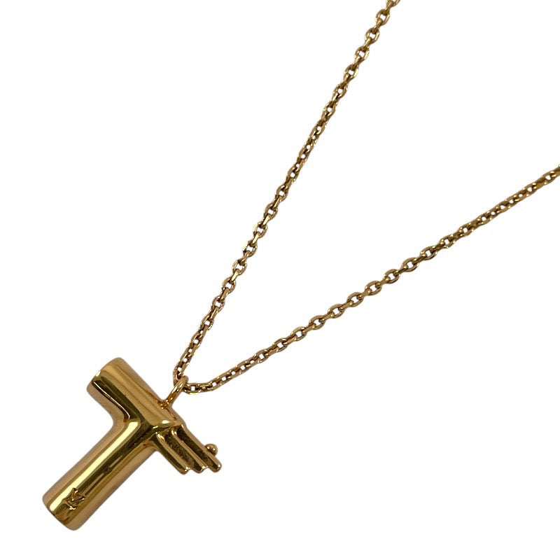 【LOUIS VUITTON】ルイ・ヴィトン LV&ME T M61075 ネックレス メンズ ゴールド レディース