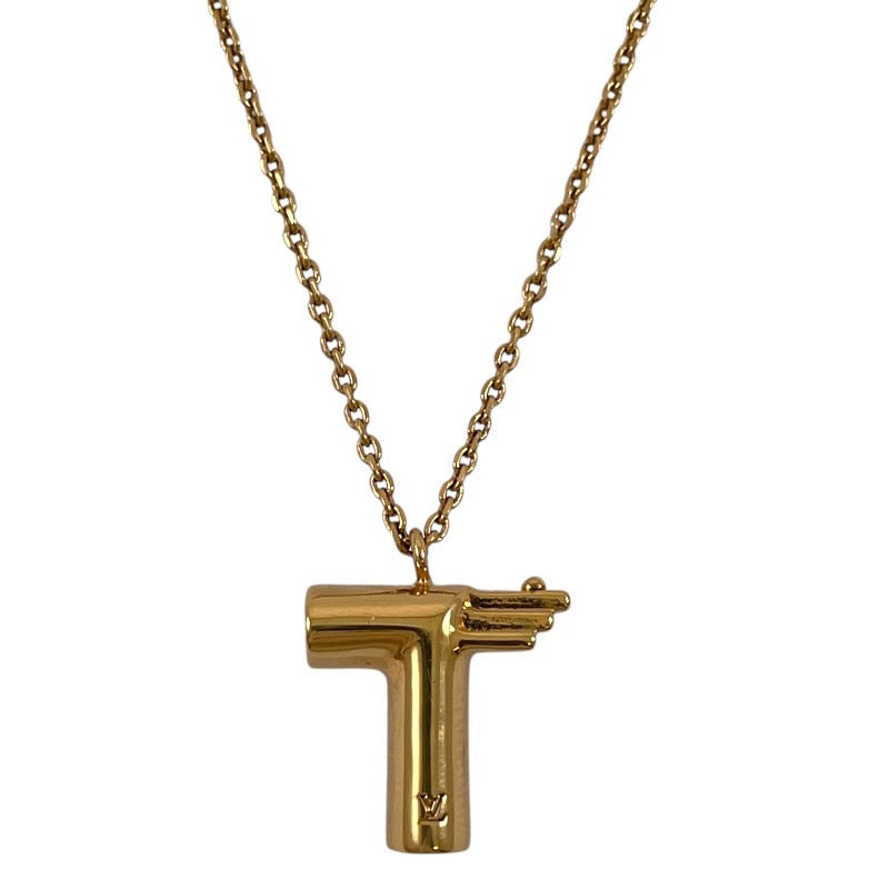 【LOUIS VUITTON】ルイ・ヴィトン LV&ME T M61075 ネックレス メンズ ゴールド レディース