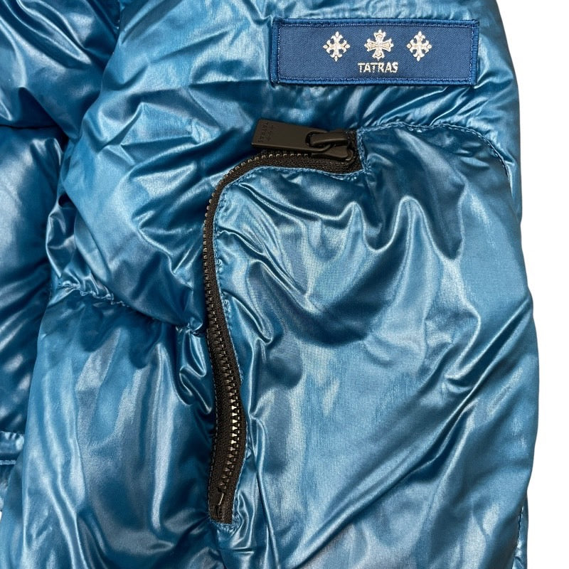 【TATRAS】タトラス BELBO ベルボ MTAT22A4562-D ダウンジャケット ナイロンメンズ 青 ブルー サイズ05 フード