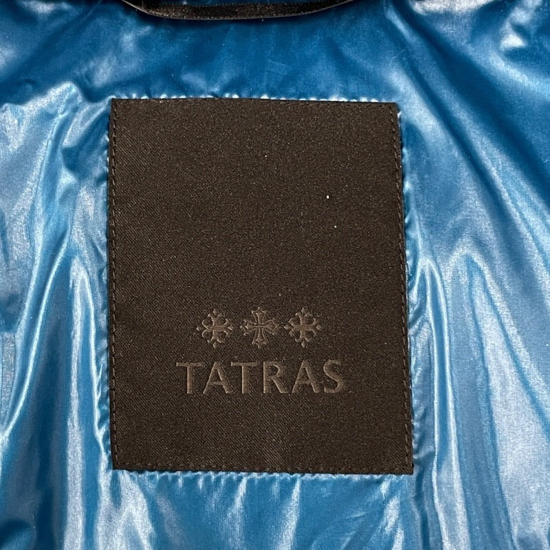 【TATRAS】タトラス BELBO ベルボ MTAT22A4562-D ダウンジャケット ナイロンメンズ 青 ブルー サイズ05 フード