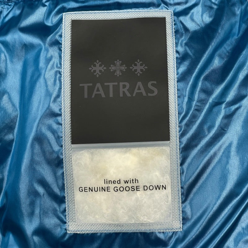 【TATRAS】タトラス BELBO ベルボ MTAT22A4562-D ダウンジャケット ナイロンメンズ 青 ブルー サイズ05 フード
