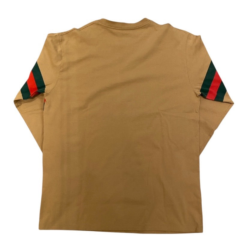 GGロゴ インターロッキング ロング Tシャツ ロンT 581903 長袖Tシャツ コットンメンズ