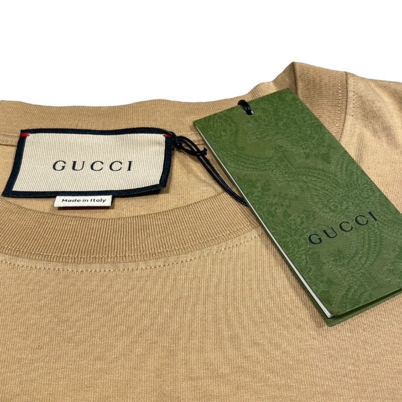 GGロゴ インターロッキング ロング Tシャツ ロンT 581903 長袖Tシャツ コットンメンズ