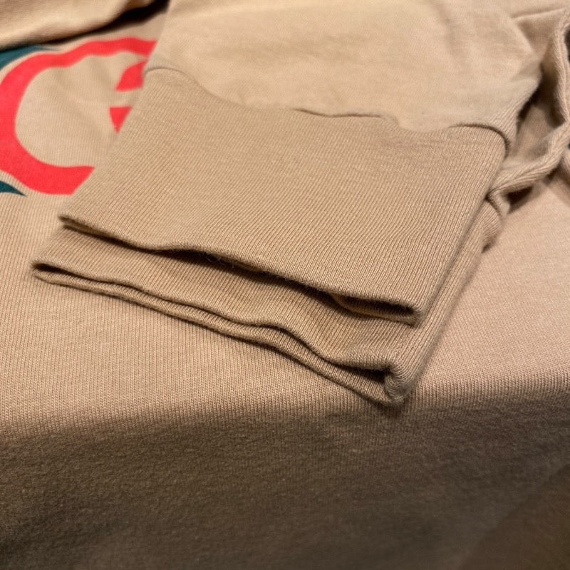 GGロゴ インターロッキング ロング Tシャツ ロンT 581903 長袖Tシャツ コットンメンズ