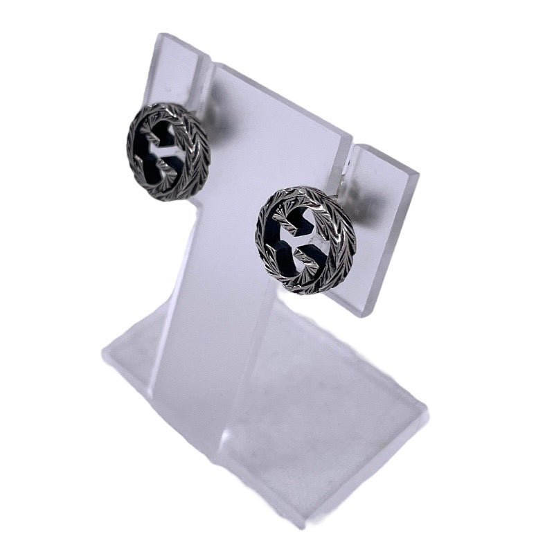 【GUCCI】グッチ インターロッキングG 457109 ピアス シルバー925メンズ Ag925 GG レディース