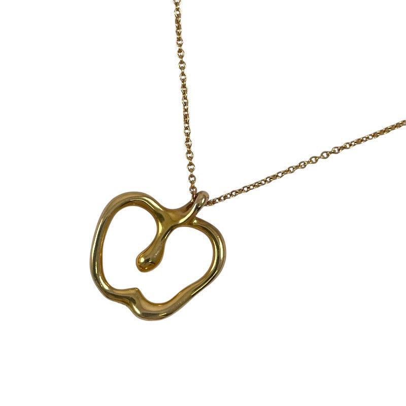 【TIFFANY&Co.】ティファニー アップル リンゴ ネックレス K18イエローゴールド レディース 750