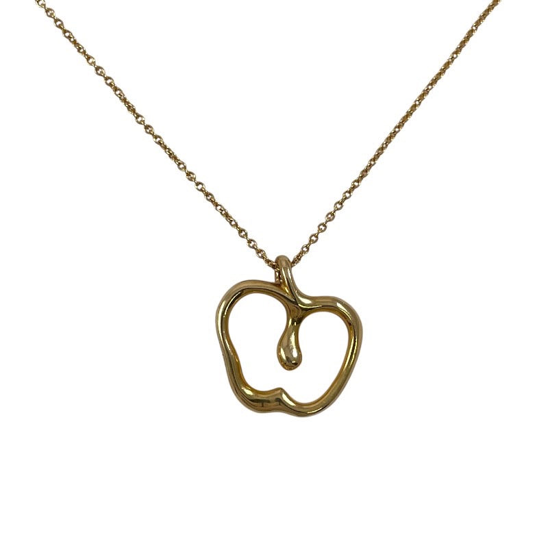 【TIFFANY&Co.】ティファニー アップル リンゴ ネックレス K18イエローゴールド レディース 750