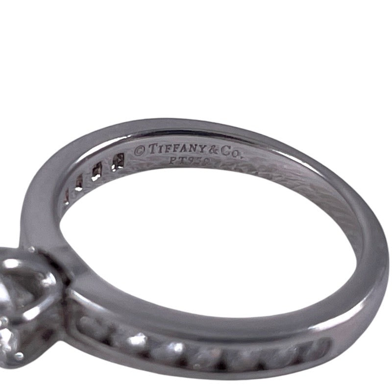【TIFFANY&Co.】ティファニー ソリテール チャネルセッティング リング・指輪 Pt950プラチナ レディース ダイヤモンド D0.42 G/VS1/EX 5号