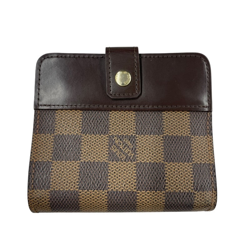 LOUIS VUITTON】ルイ・ヴィトン コンパクト ジップ N61668 二つ折り  