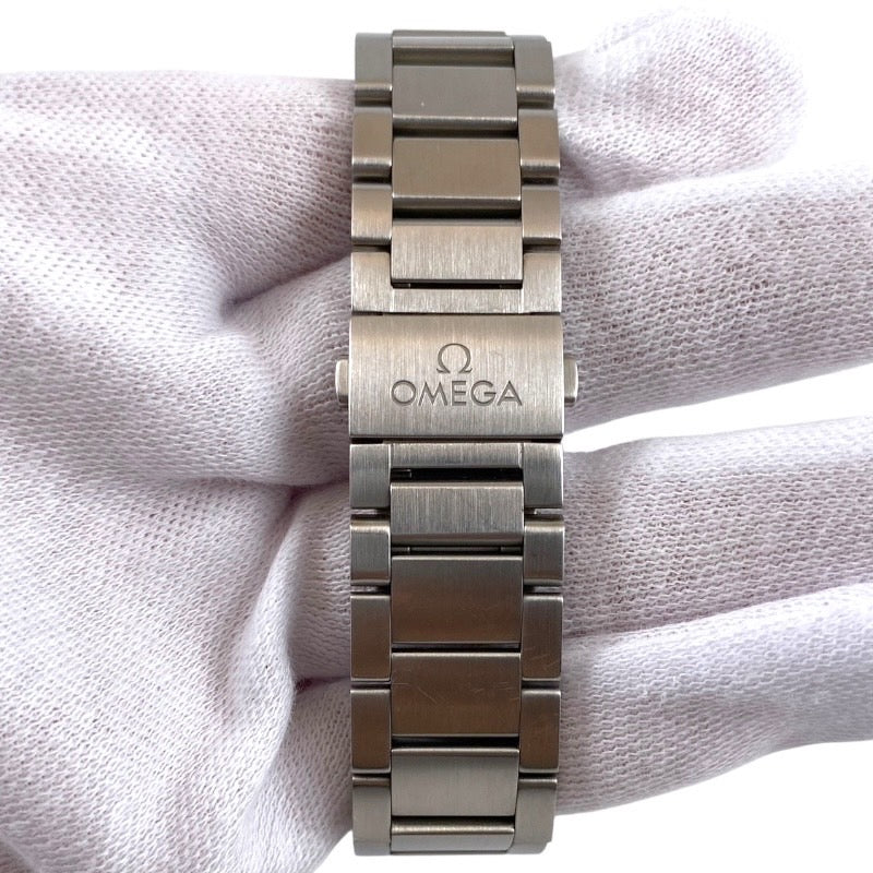 【OMEGA】オメガ レイルマスター 220.10.40.20.03.001 腕時計 ステンレススチール メンズ 自動巻き ブルー 青文字盤 マスタークロノメーター コーアクシャル