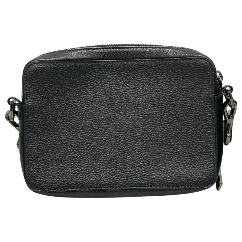 【Christian Dior】クリスチャンディオール CDアイコン 2ESBC119CDI ショルダーバッグ メンズ ポーチ ポシェット ブラック 黒 レザー ウォレット