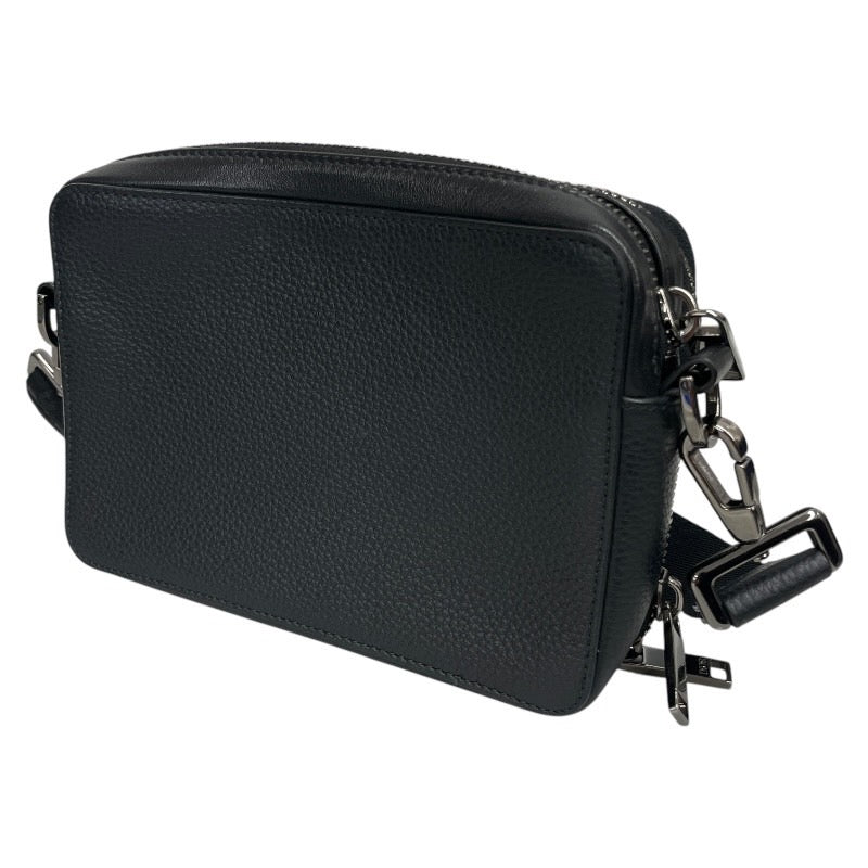 【Christian Dior】クリスチャンディオール CDアイコン 2ESBC119CDI ショルダーバッグ メンズ ポーチ ポシェット ブラック 黒 レザー ウォレット