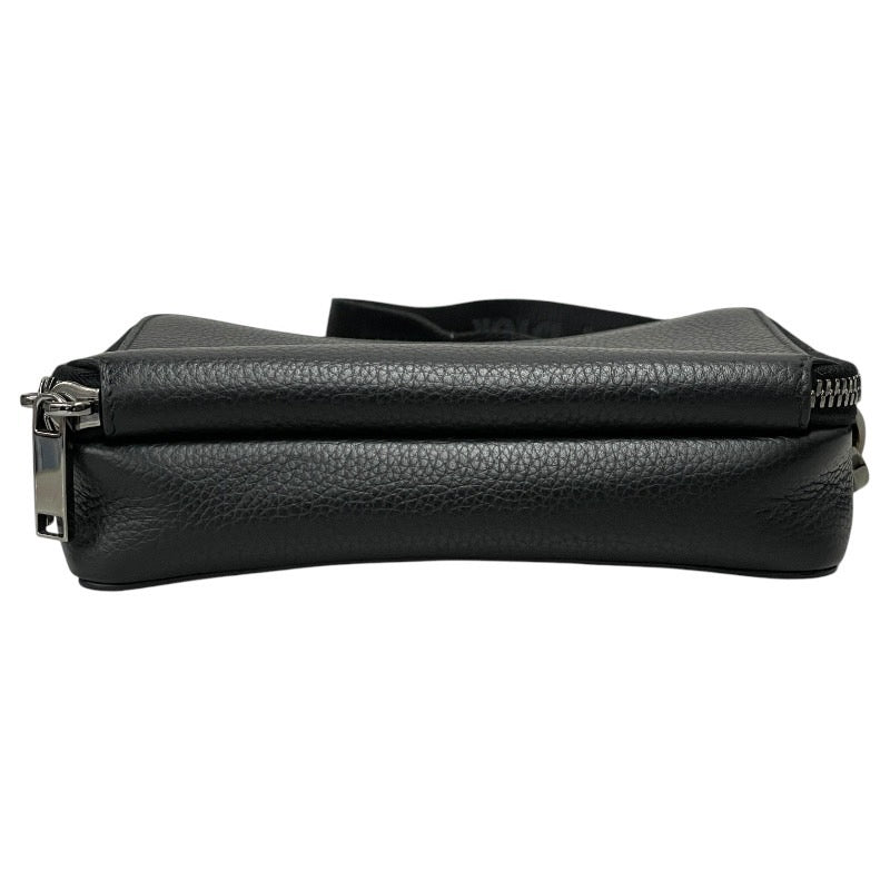 【Christian Dior】クリスチャンディオール CDアイコン 2ESBC119CDI ショルダーバッグ メンズ ポーチ ポシェット ブラック 黒 レザー ウォレット