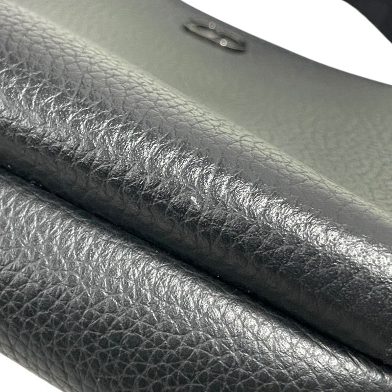 【Christian Dior】クリスチャンディオール CDアイコン 2ESBC119CDI ショルダーバッグ メンズ ポーチ ポシェット ブラック 黒 レザー ウォレット