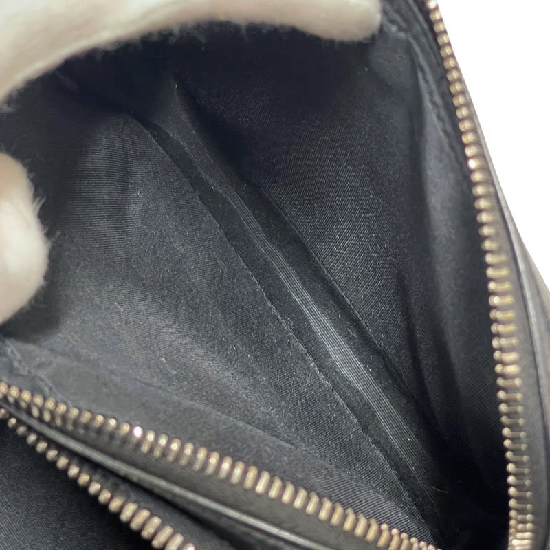 【Christian Dior】クリスチャンディオール CDアイコン 2ESBC119CDI ショルダーバッグ メンズ ポーチ ポシェット ブラック 黒 レザー ウォレット