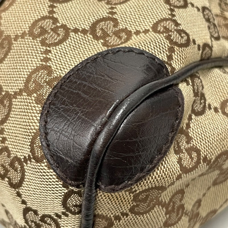 【GUCCI】グッチ GGキャンバス シェリーライン 30458 ハンドバッグ レディース ミニボストン GG柄 レザー ウェビングライン