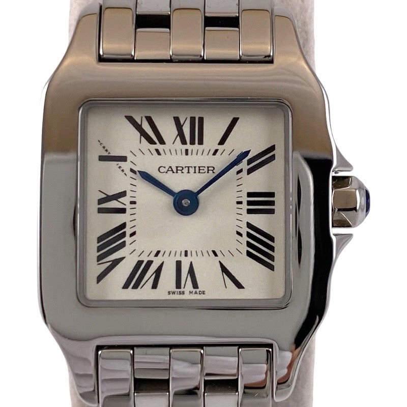 【CARTIER】カルティエ サントス ドゥモワゼル SM W25064Z5 腕時計 ステンレススチールレディース クオーツ
