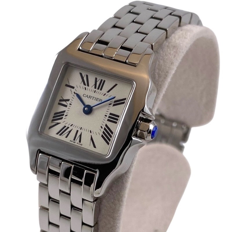 【CARTIER】カルティエ サントス ドゥモワゼル SM W25064Z5 腕時計 ステンレススチールレディース クオーツ