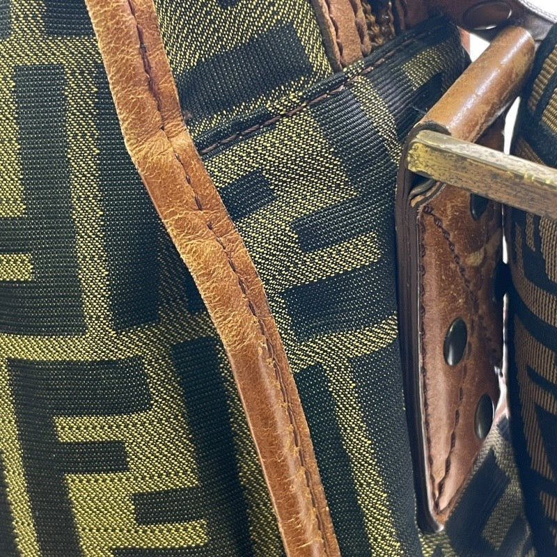 【FENDI】フェンディ ズッカ 7VA152 ショルダーバッグ レザー メンズ ナイロン ポシェット レディース