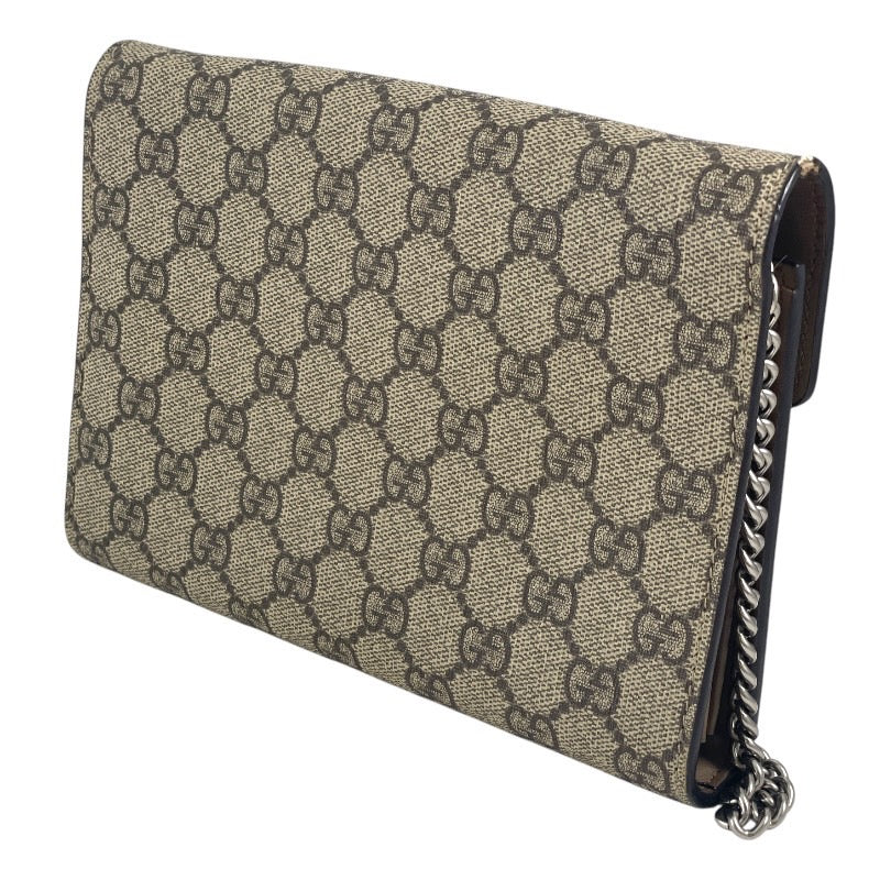 【GUCCI】グッチ デュオニソス 401231 ショルダーバッグ PVCコーティングキャンバス レディース チェーン ウォレット GGスプリーム