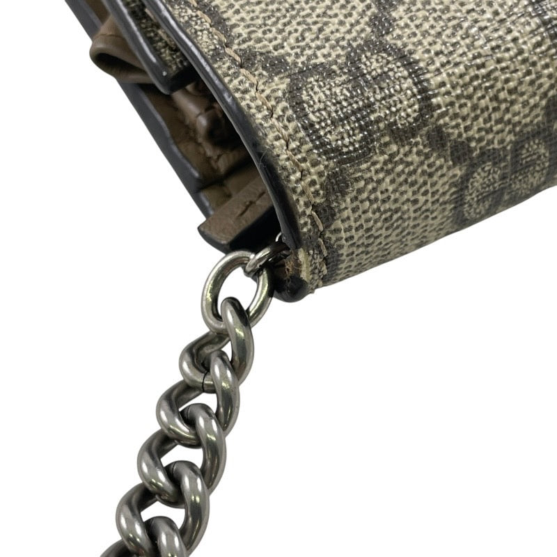 【GUCCI】グッチ デュオニソス 401231 ショルダーバッグ PVCコーティングキャンバス レディース チェーン ウォレット GGスプリーム
